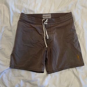 Vintage Lightning Bolt Board Shorts